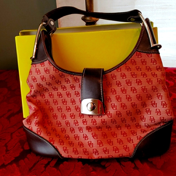 Dooney & Bourke Vintage Bag Monogram Authentic - Picture 1 of 8